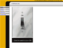 Tablet Screenshot of cam-electric.com